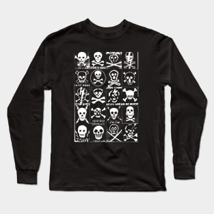 Skulls, Skulls and more Skulls Long Sleeve T-Shirt